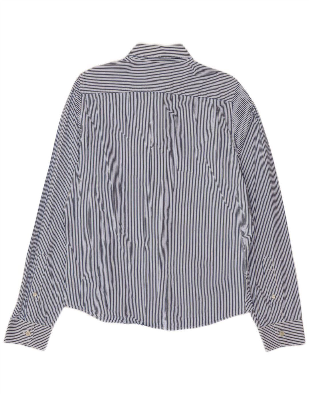 Cămașă Hollister pentru bărbați XL Blue Pinstripe Cotton