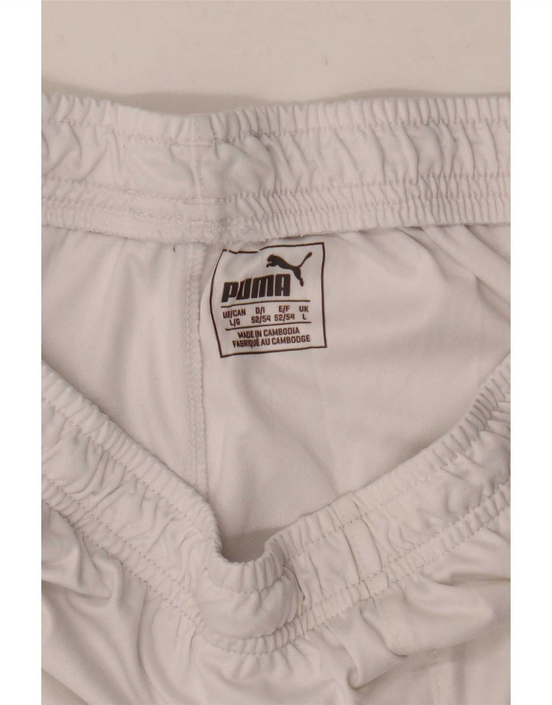 Pantaloni scurți sport Puma pentru bărbați, mari, alb, din poliester