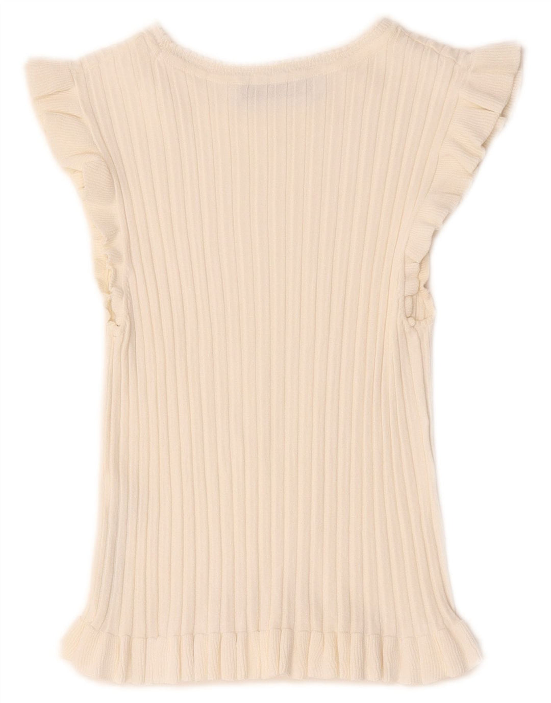 Bluză Crop Top Femei Zara UK 8 Small White Viscose