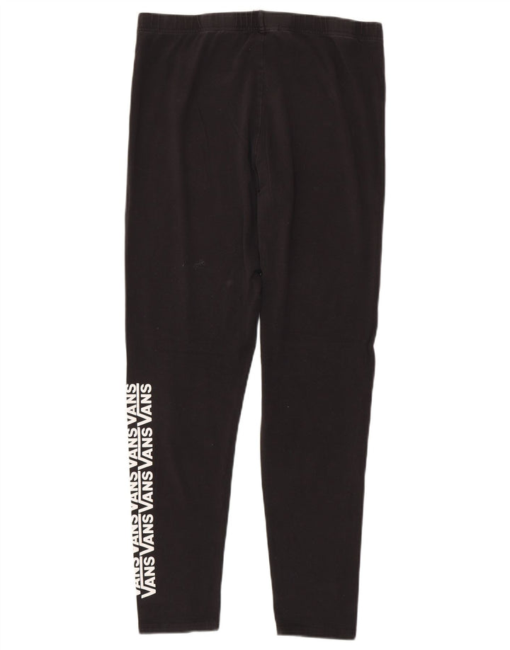Leggings grafic VANS pentru femei UK 18 XL bumbac negru
