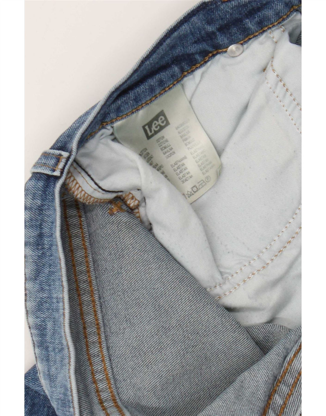Blugi Lee Rider Straight pentru bărbați W34 L26 Bumbac albastru