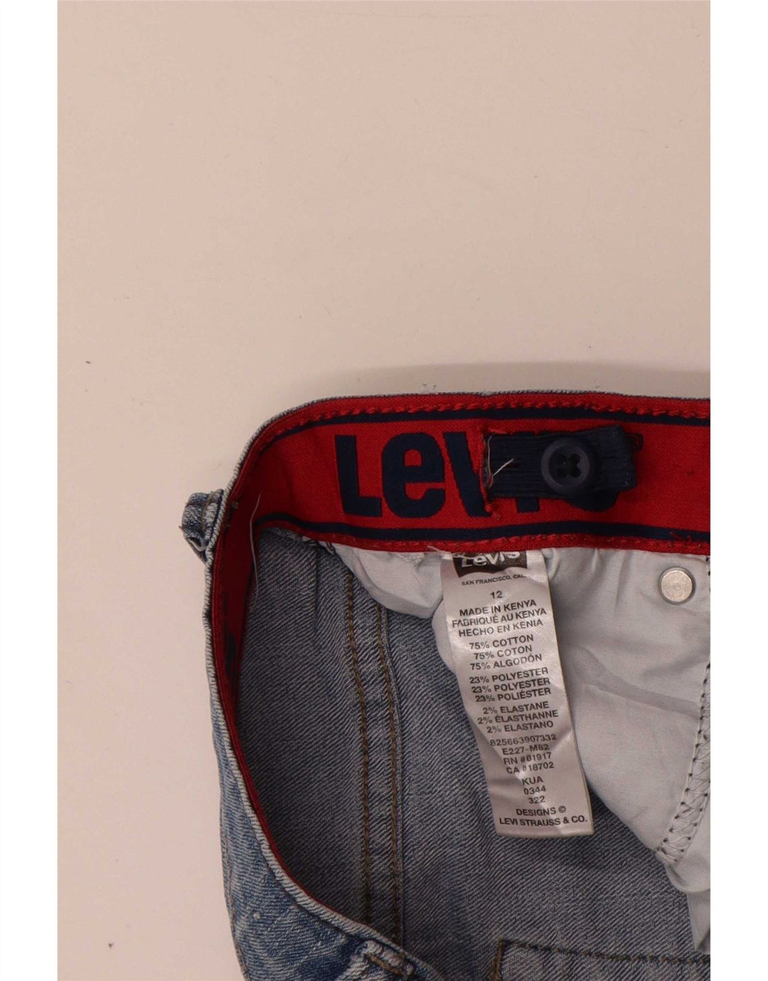 Blugi Levi's 511 Slim 11-12 ani L24 L27 Bumbac albastru