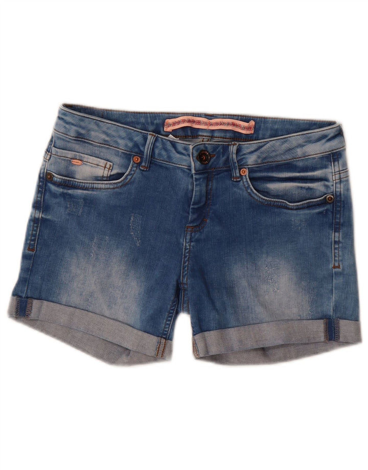 Pantaloni scurți din blugi pentru femei O'Neill W30, bumbac albastru mediu