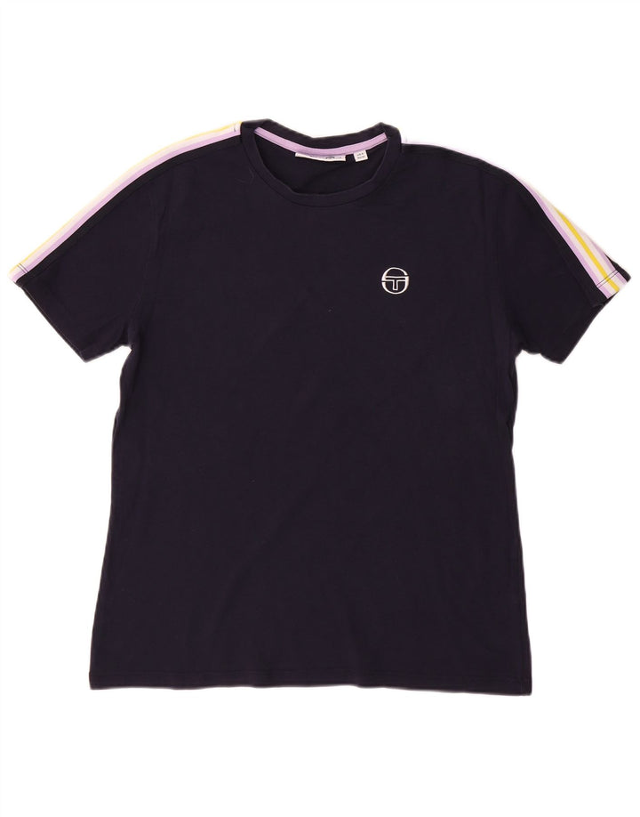 SERGIO TACCHINI Tricou Bărbați Top Mic Bleumarin Colorblock