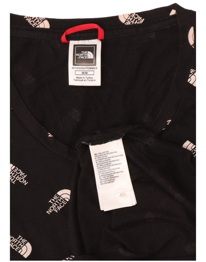 Tricou grafic The North Face pentru femei Top UK 12 Medium Black Bumbac