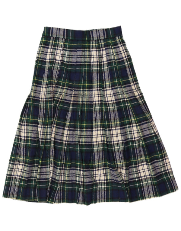 Fusta Wrap pentru femei VINTAGE cu talie înaltă IT 42 Medium W26 Green Carid