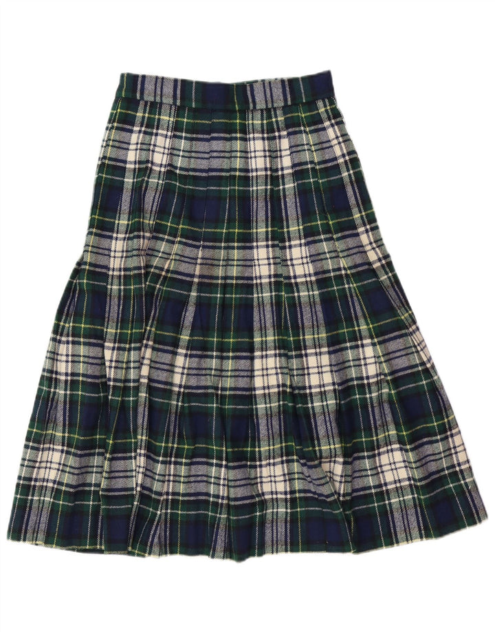 Fusta Wrap pentru femei VINTAGE cu talie înaltă IT 42 Medium W26 Green Carid