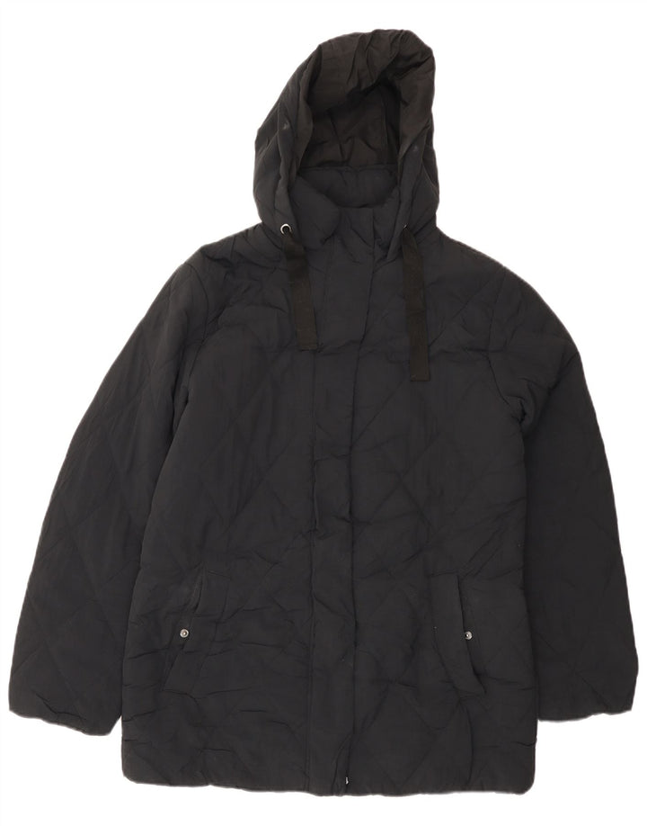 Jachetă căptușită supradimensionată pentru femei Marks & Spencer UK 8 Small Black