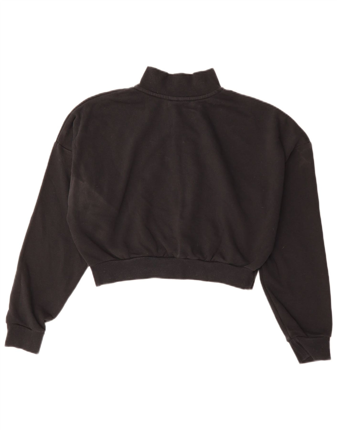 Pulover Nike pentru femei, supradimensionat, cu fermoar și gât, UK 10 Mic Negru