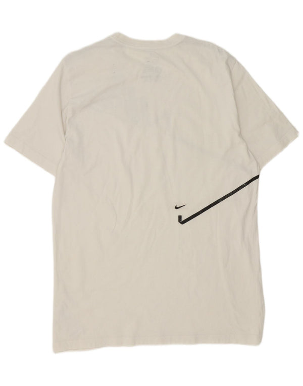 Tricou grafic Nike pentru bărbați, cu tăiere standard, top XL, bumbac alb