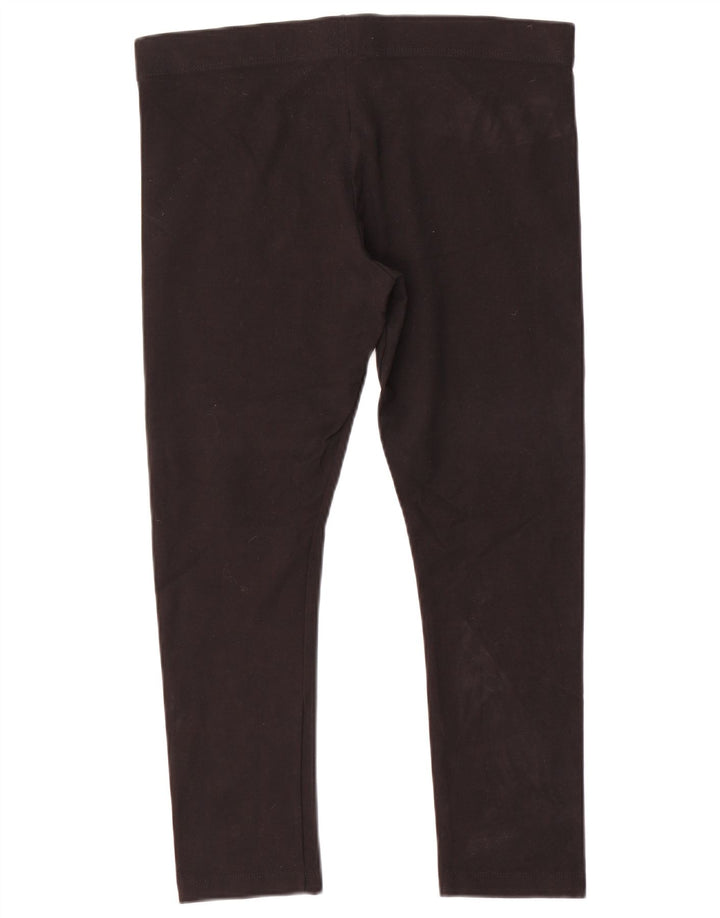 Leggings crop Dkny pentru femei UK 14, mare, negru, bumbac