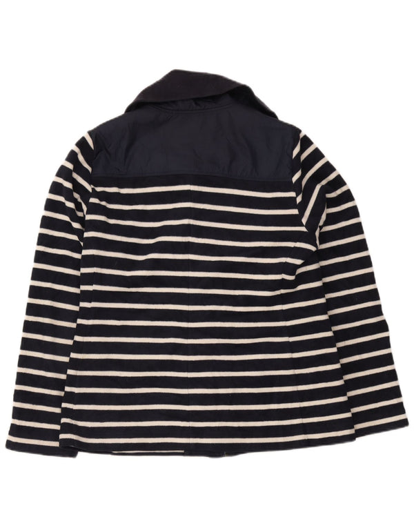 Jachetă polară pentru femei Nautica UK 18 XL bleumarin poliester cu dungi Nautical