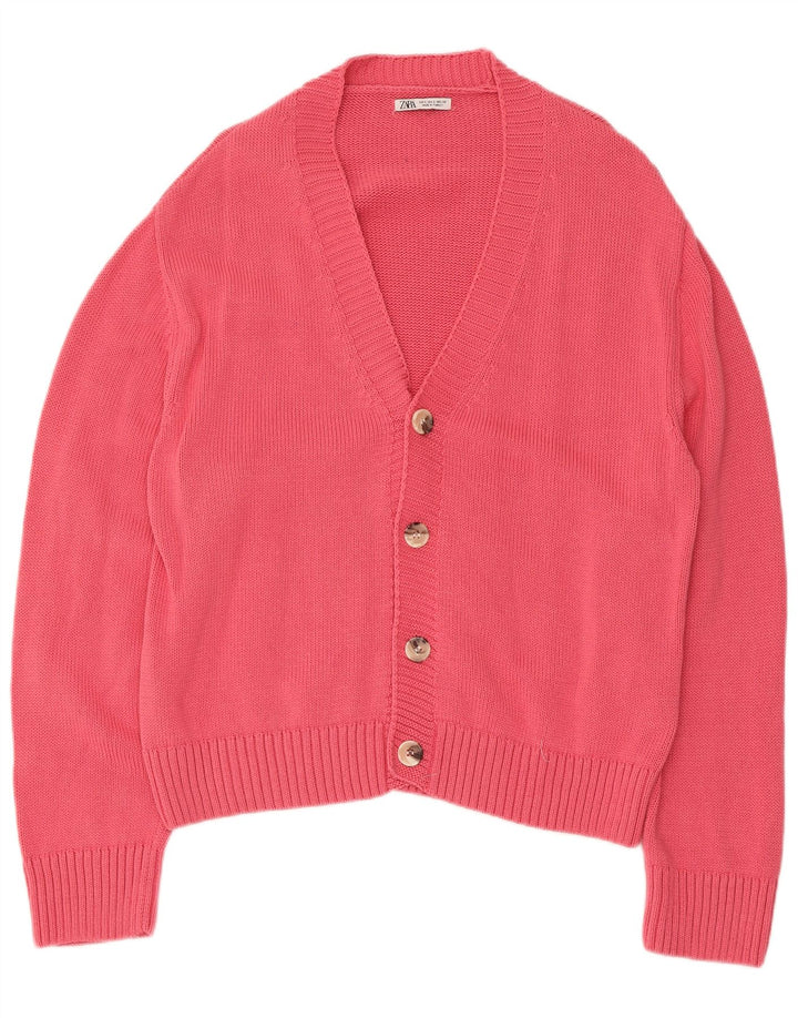 Pulover cardigan pentru bărbați Zara mic roz