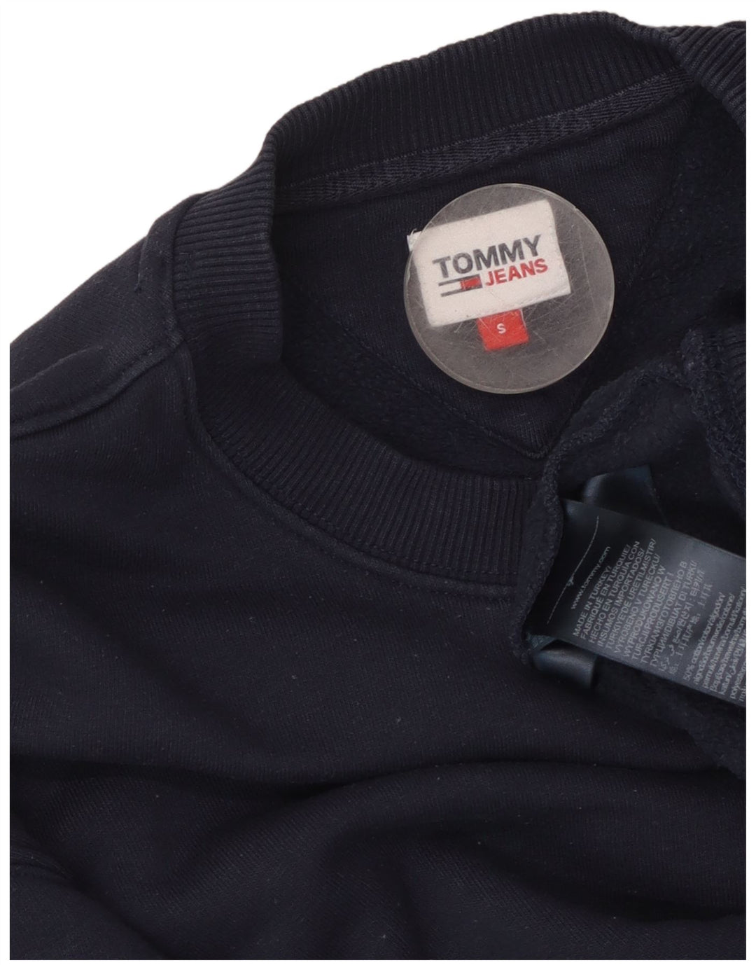 TOMMY HILFIGER Pulover supradimensionat pentru femei UK 10 Mic Bleumarin