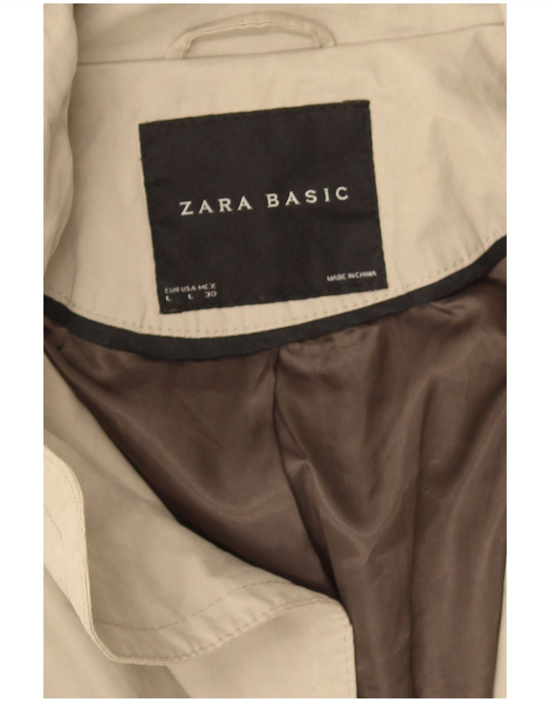 Trenci pentru femei Zara UK 16 mare bej