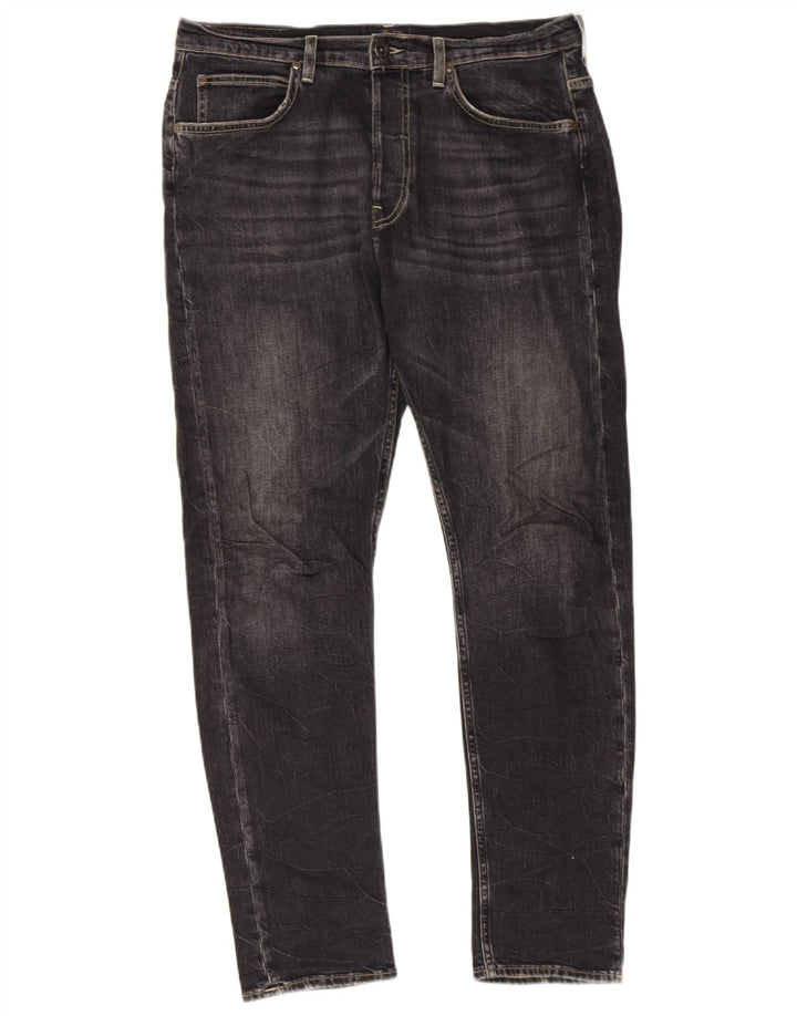 Blugi pentru bărbați Lee Heath Slim W32 L32 bumbac negru