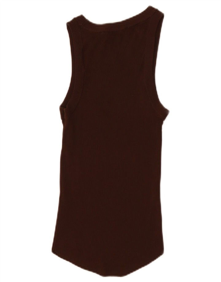 Vestă pentru femei Zara UK 8 Small Brown Viscose