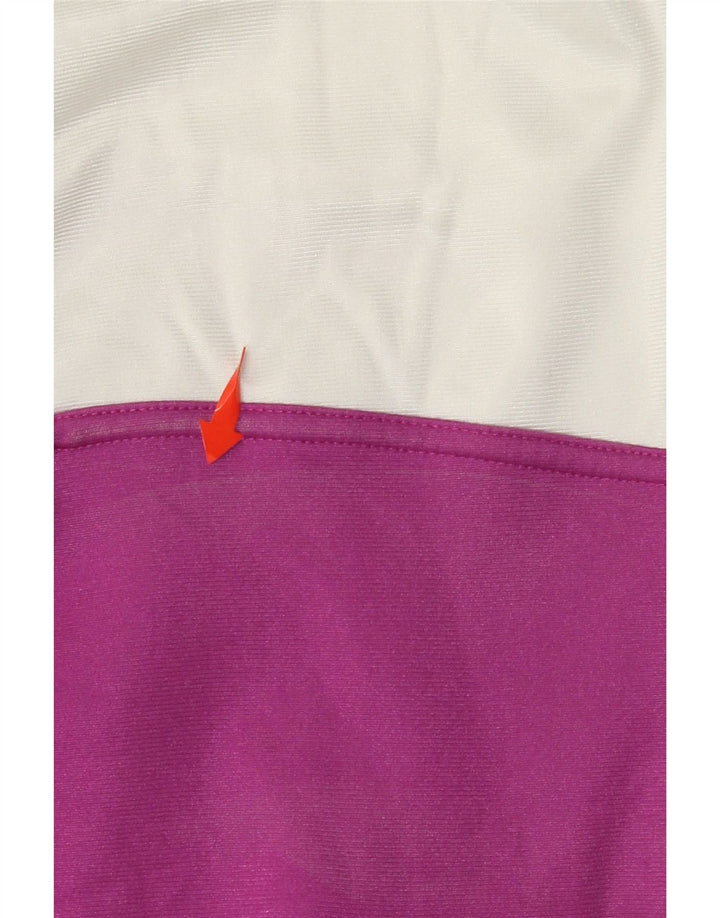 Jachetă de top pentru trening grafic ASICS pentru femei IT 46, mare, mov, bloc de culoare