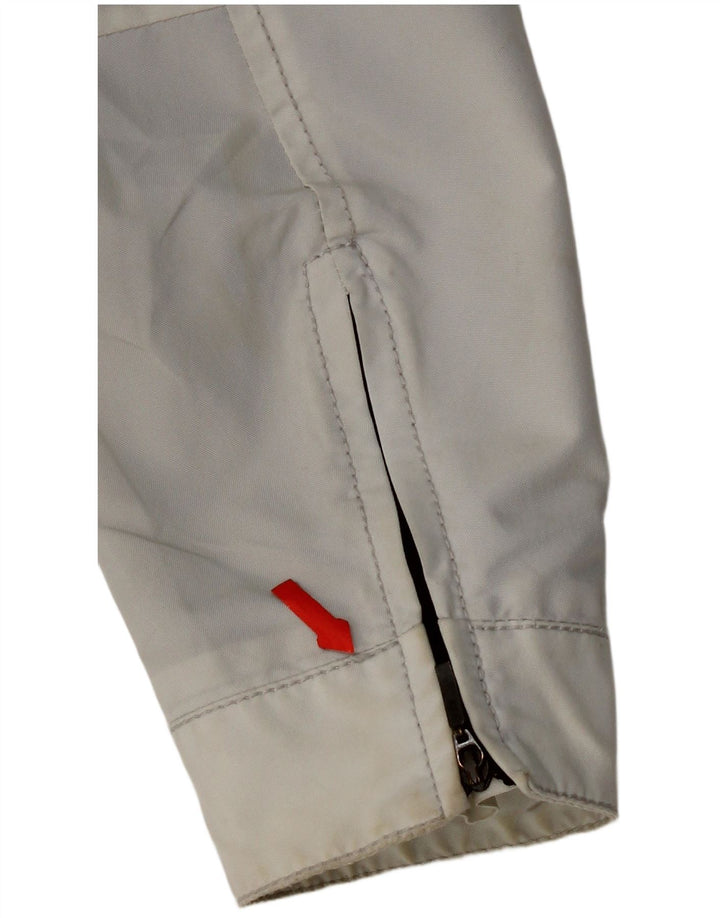 Jachetă de ploaie pentru femei Refrigiwear UK 14, mare, albă, din poliamidă