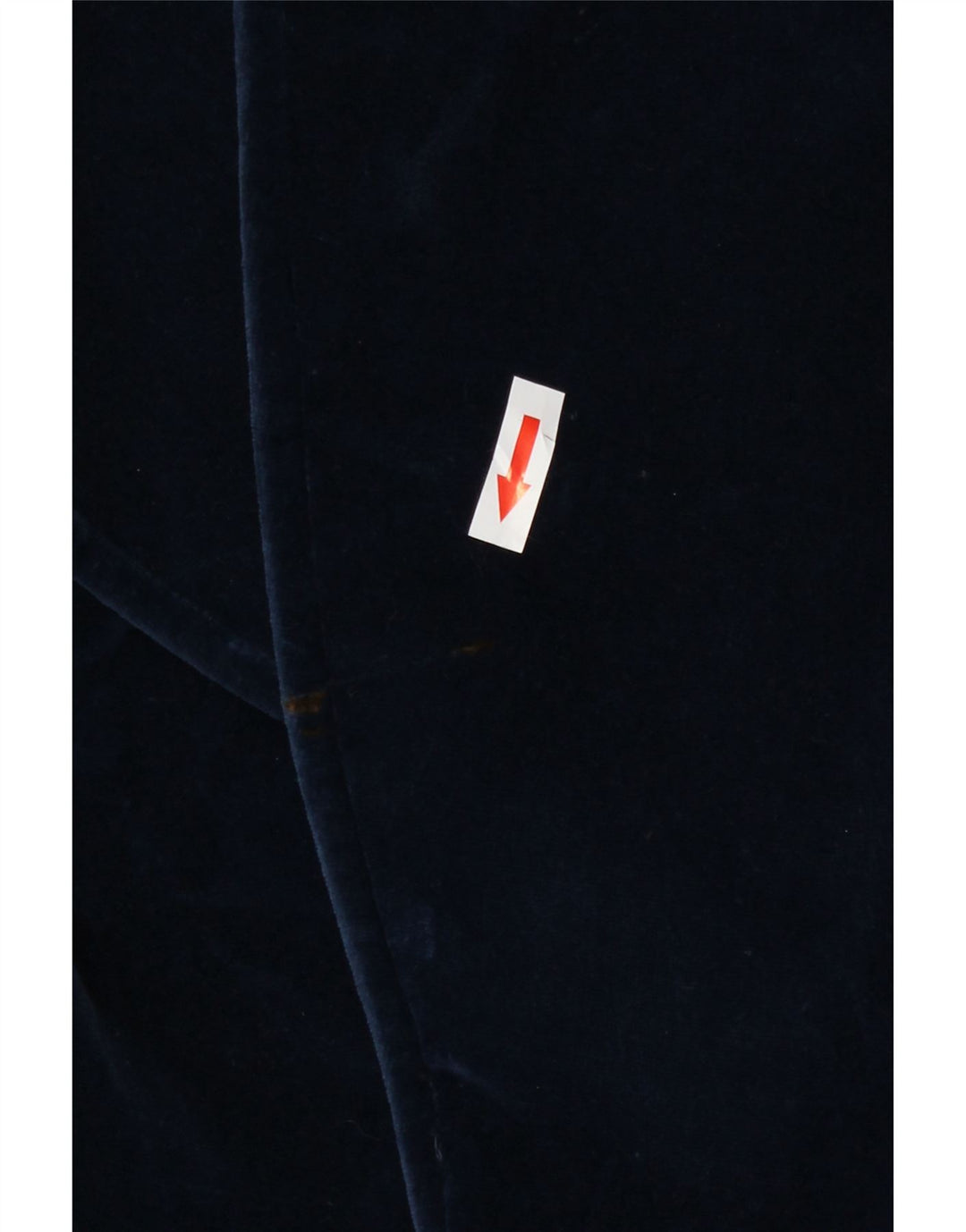 Blazer Vintage pentru femei din catifea UK 12 Medium Bleumarin