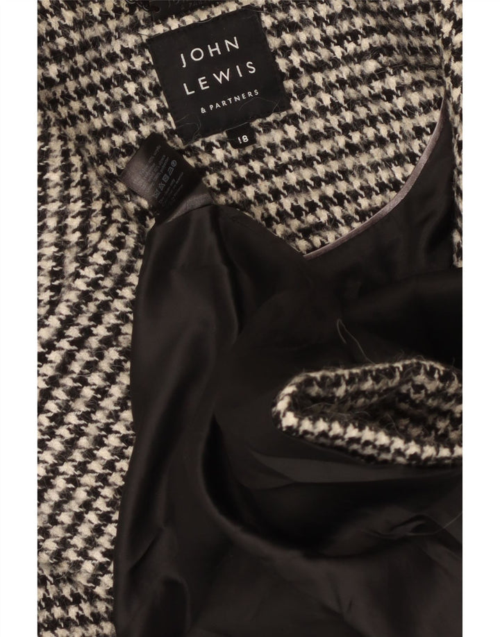 Palton supradimensionat pentru femei John Lewis, Marea Britanie 18 XL, picior de gală negru