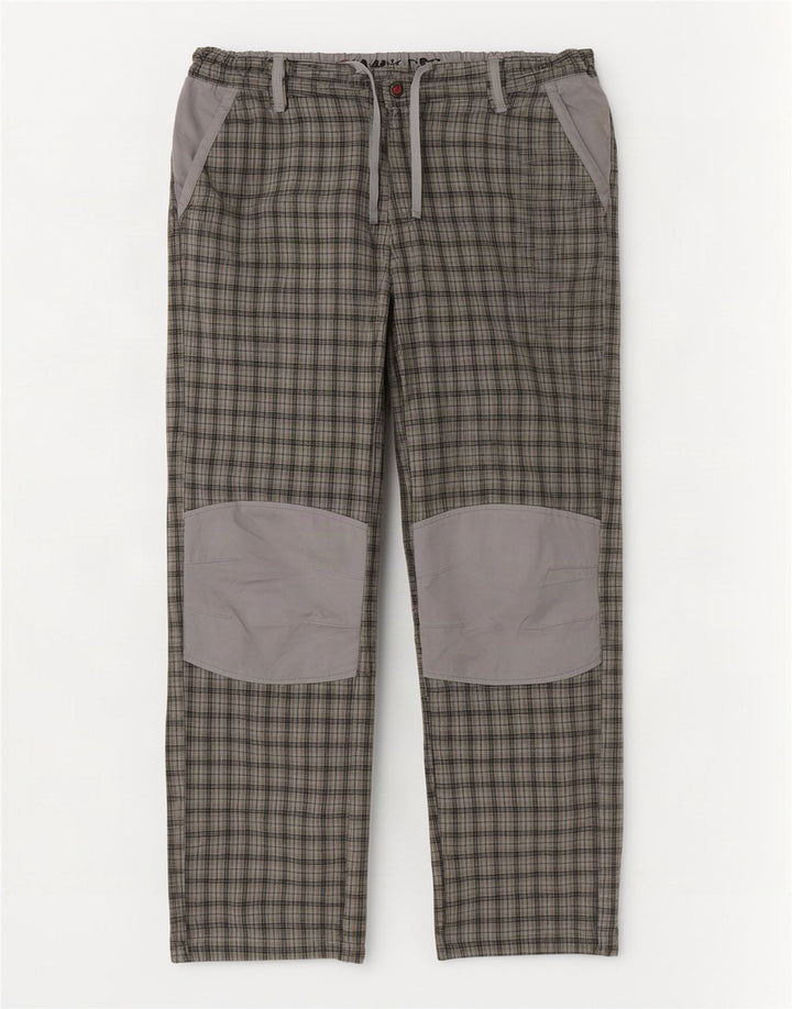 Pantaloni chino drepți pentru bărbați Think Pink L36 L32 Gri Check
