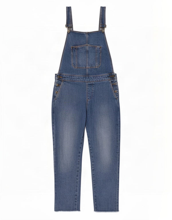 Blugi Zara Femei Salopete Mediu L28 L26 Bumbac Albastru