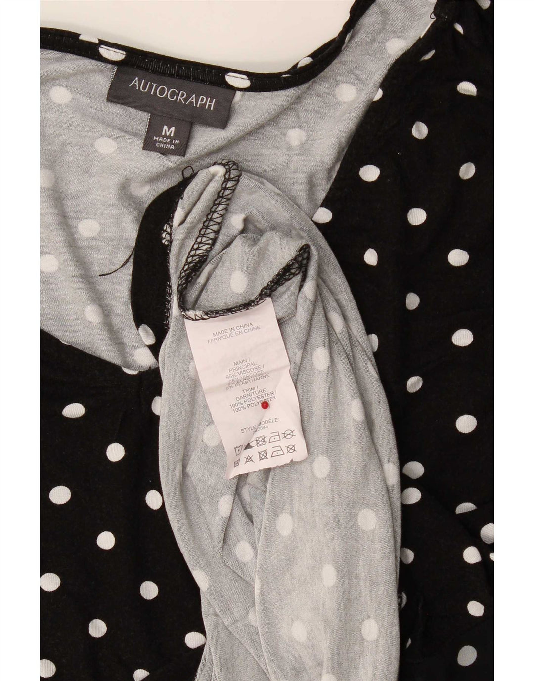 Bluză cu mânecă lungă pentru femei Marks & Spencer Autograph UK 14 Medium Black