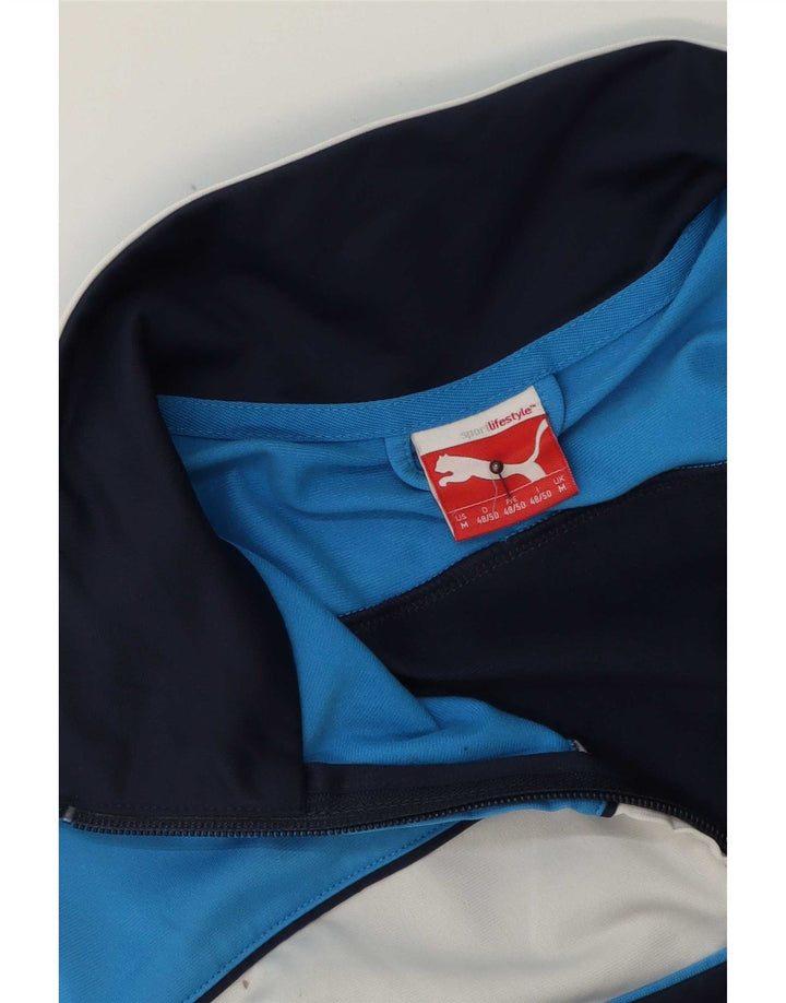 Jachetă de trening pentru bărbați Puma, albastru mediu, color block