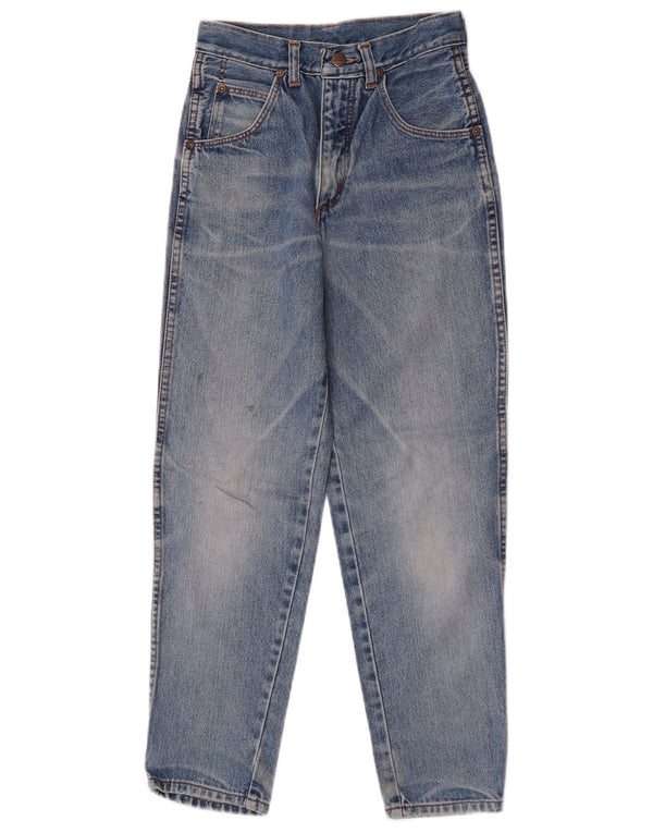 Blugi conici pentru fete Wrangler 11-12 ani W24 L26 Bumbac albastru