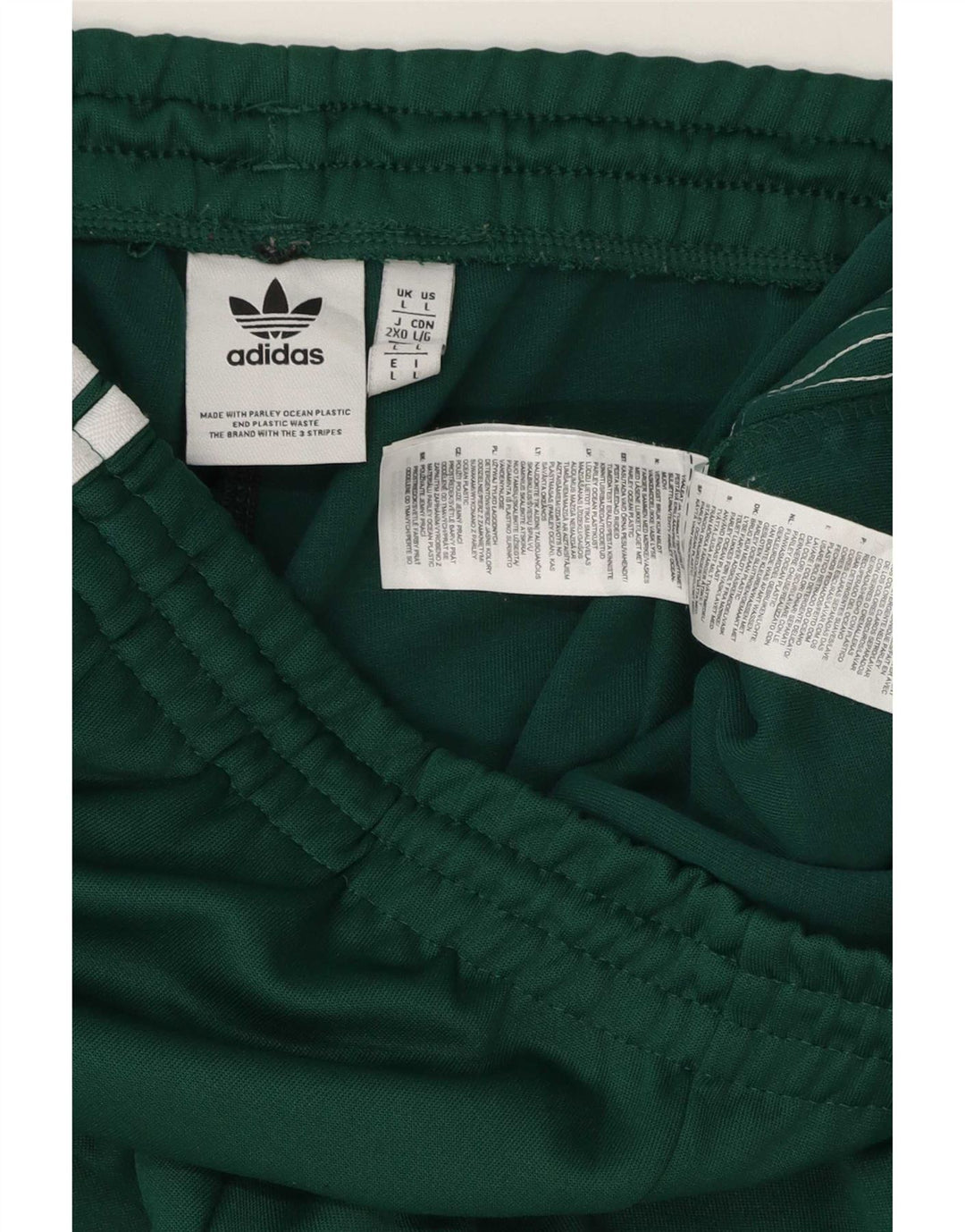 Pantaloni de trening pentru bărbați Adidas Pantaloni de jogging, mari, verde, poliester