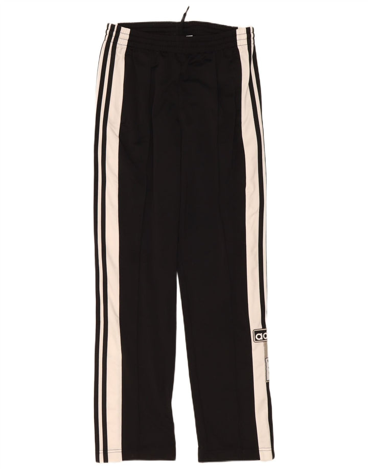 Pantaloni de trening pentru bărbați Adidas Graphic, negru, poliester color bloc