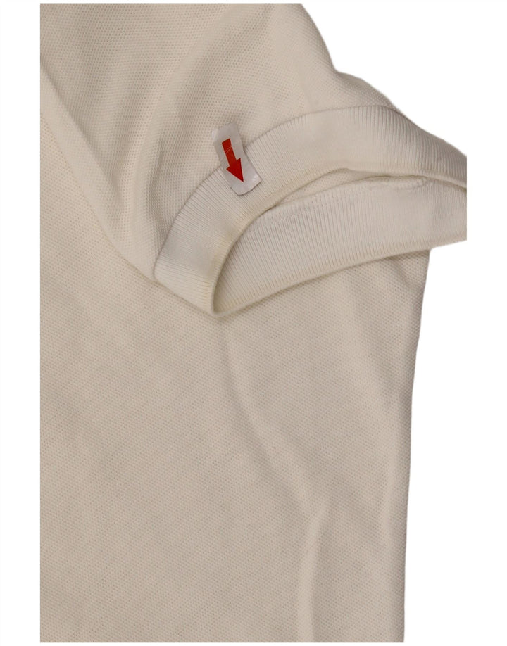 Tricou polo Lacoste pentru femei Mărimea 46 XL Bumbac alb