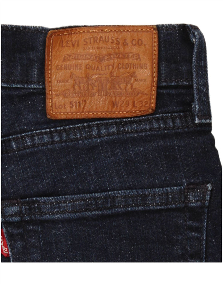 Blugi Levi's 511 Slim pentru femei W29 L32 bumbac bleumarin
