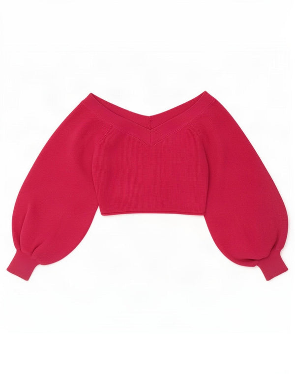 Pulover Bolero Femei Zara UK 8 Mic Roz Viscoză