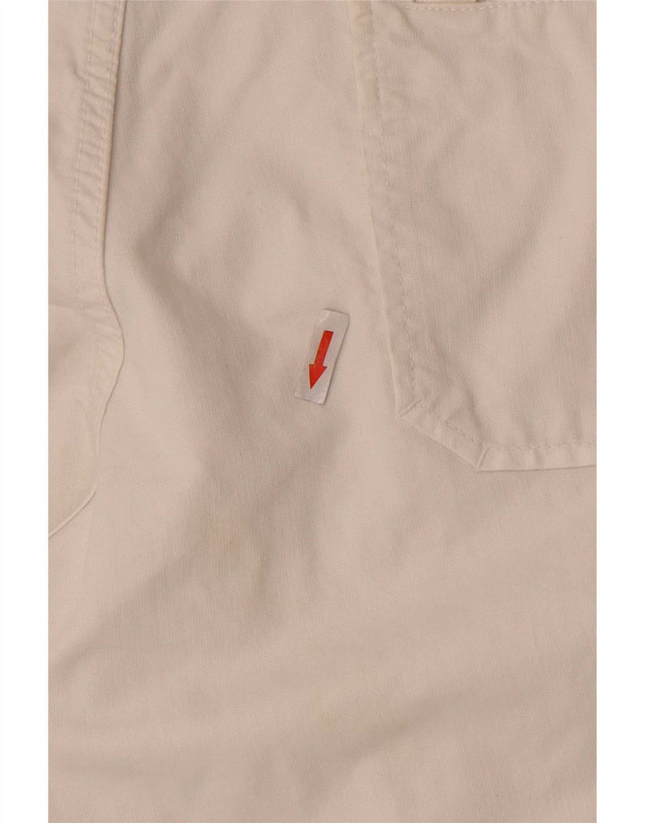 Pantaloni scurți casual pentru bărbați Datch W33, bumbac alb mediu