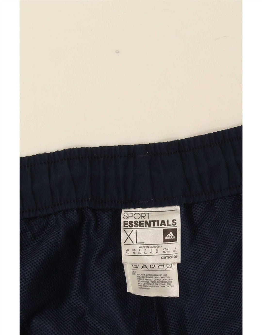 Pantaloni scurți sport pentru bărbați Adidas Climalite XL bleumarin poliester
