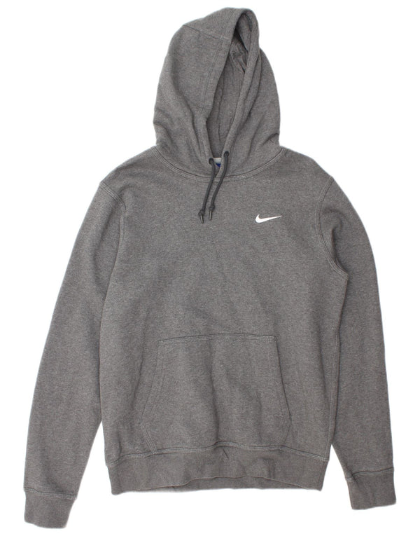 Nike Mens Hoodie Jumper Medium Grey Cotton