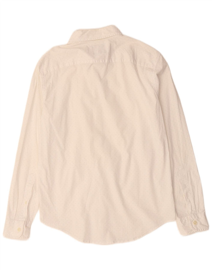 Cămașă pentru bărbați Abercrombie & Fitch Medium White Spotted