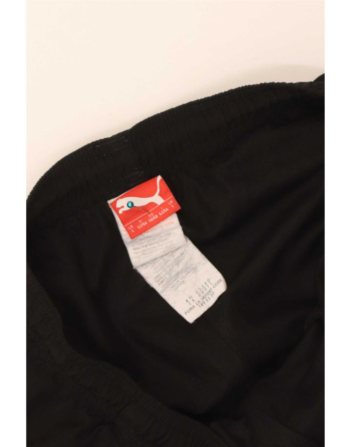 Pantaloni de trening pentru bărbați Puma Pantaloni de jogging, mari, negru, poliester