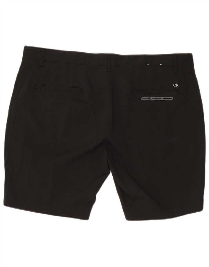 Pantaloni scurți chino Calvin Klein pentru bărbați W40 XL poliester negru