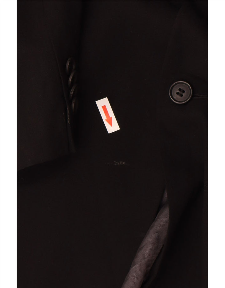 Jachetă Ted Baker pentru bărbați, cu 3 nasturi, US 42 XL, lână neagră