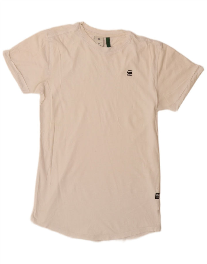 G-STAR Mens T-Shirt Top XS White