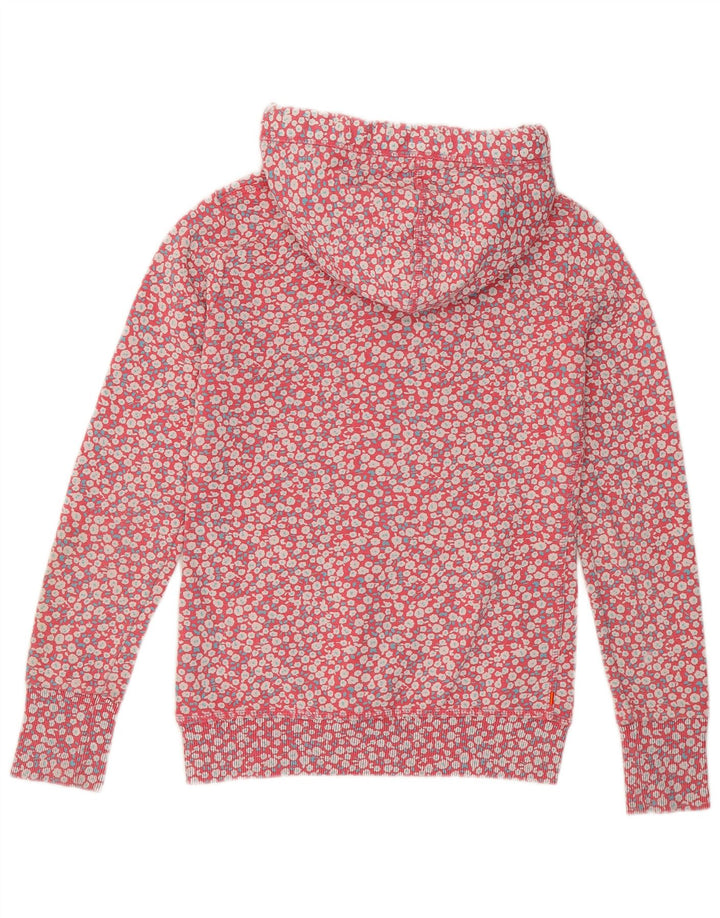 Pulover SUPERDRY pentru damă, UK 6 XS, bumbac floral, roz