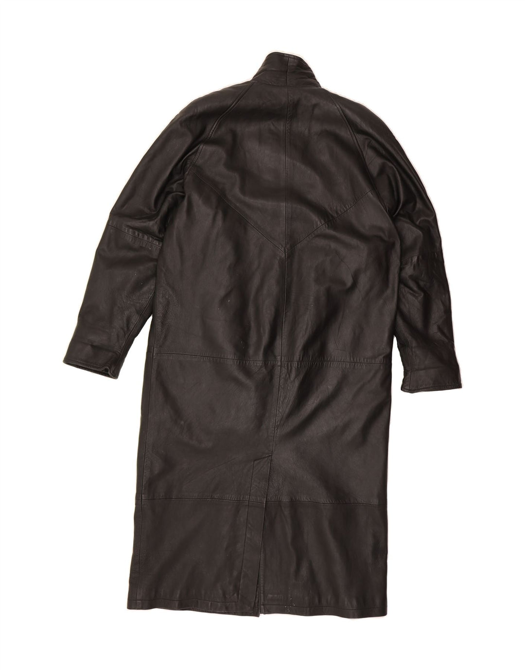 GREG BELL Womens Oversized Leather Coat UK 16 Large Black Leather Vintage Greg Bell and Second-Hand Greg Bell from Messina Hembry 