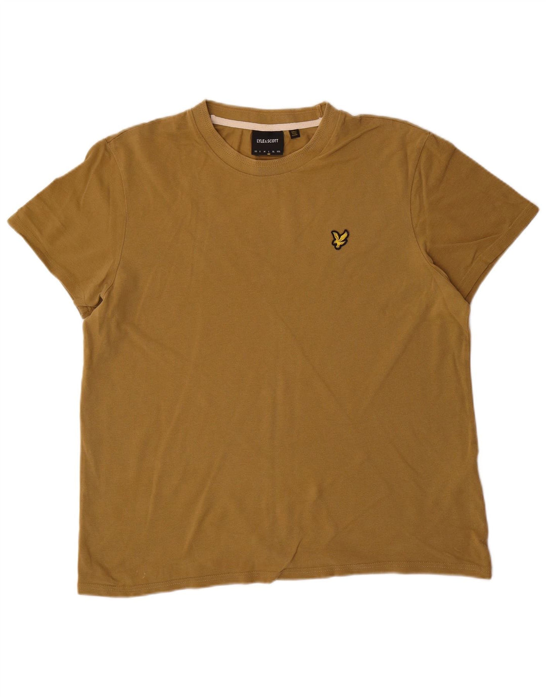 LYLE & SCOTT Tricou pentru bărbați Top mare din bumbac kaki
