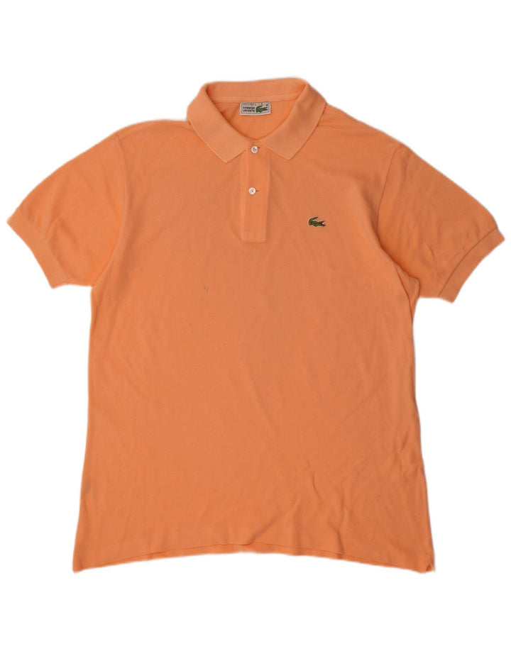Tricou polo Lacoste pentru bărbați mărimea 5 mare bumbac portocaliu