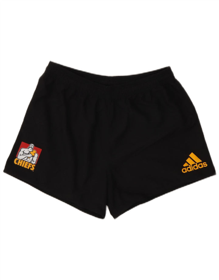 Pantaloni scurți sport pentru bărbați Adidas Aeroready Graphic, poliester mediu negru