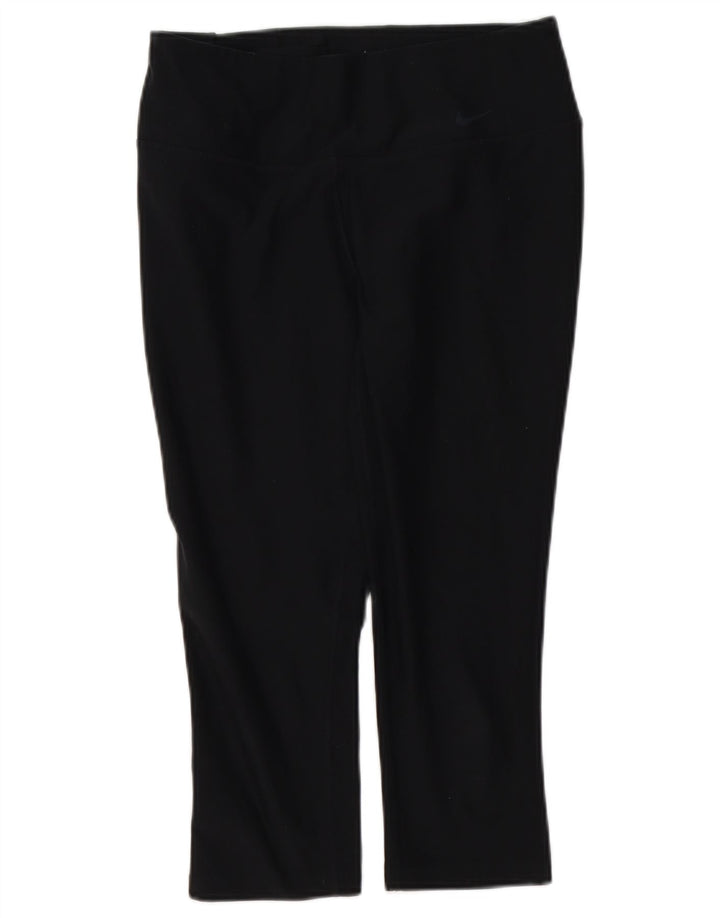 Leggings NIKE Dri Fit Capri pentru femei UK 12 Medium Black