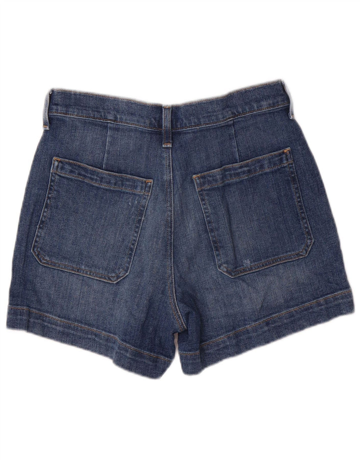 Pantaloni scurți din denim pentru femei J. Crew W28, bumbac albastru bleumarin mediu